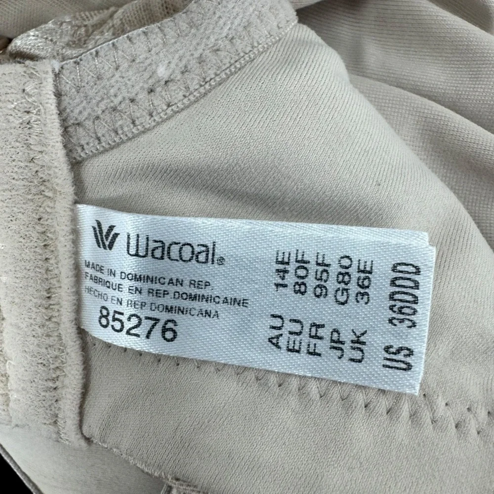 Wacoal Awareness Full Figure Underwire Bra 36DDD Sand Beige‎ Lace